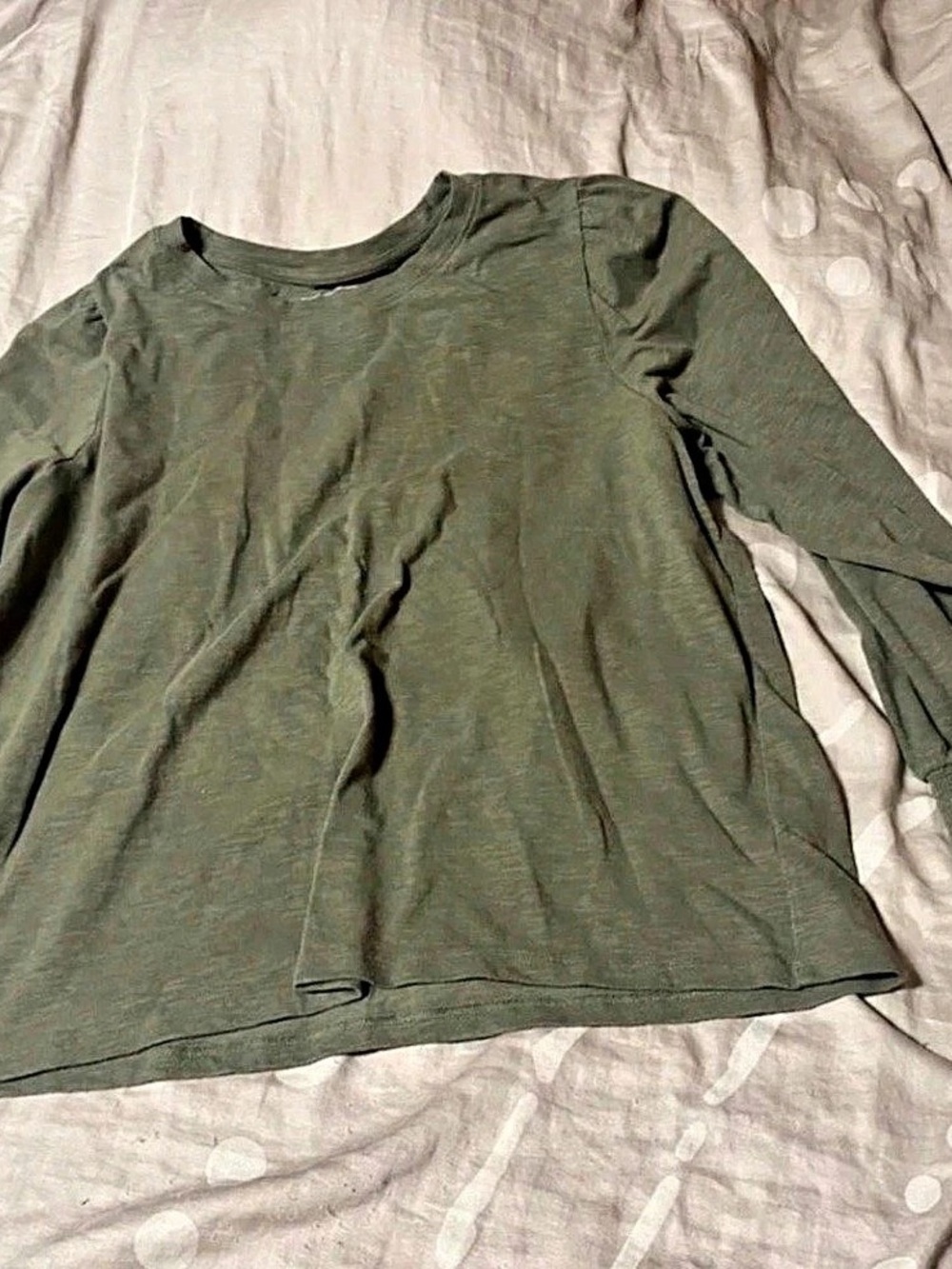 Sonoma Long Sleeve Top in Green Size XL